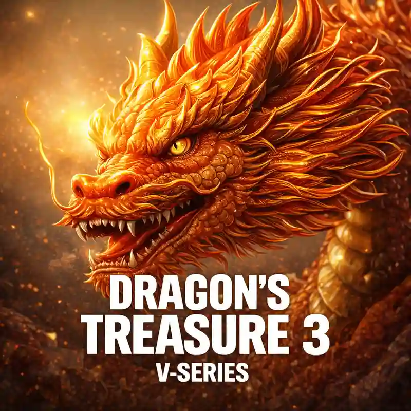 Dragon's Treasure 3 online slot game jackpot